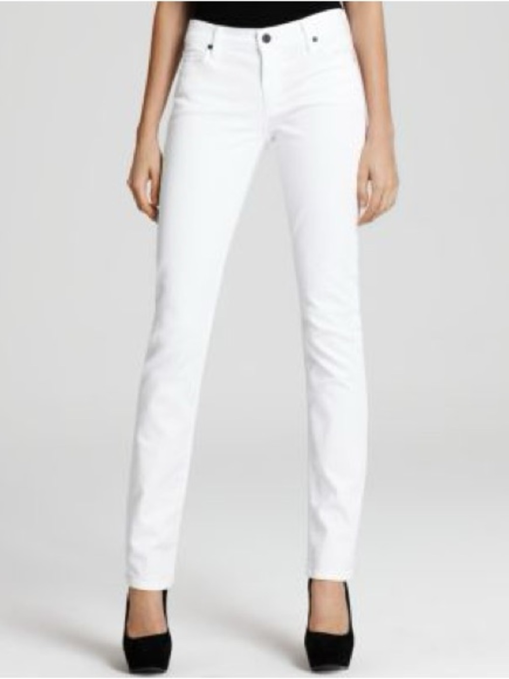 Citizens of Humanity Jeans - Elson Medium Rise Straight Leg Jeans in Santorini